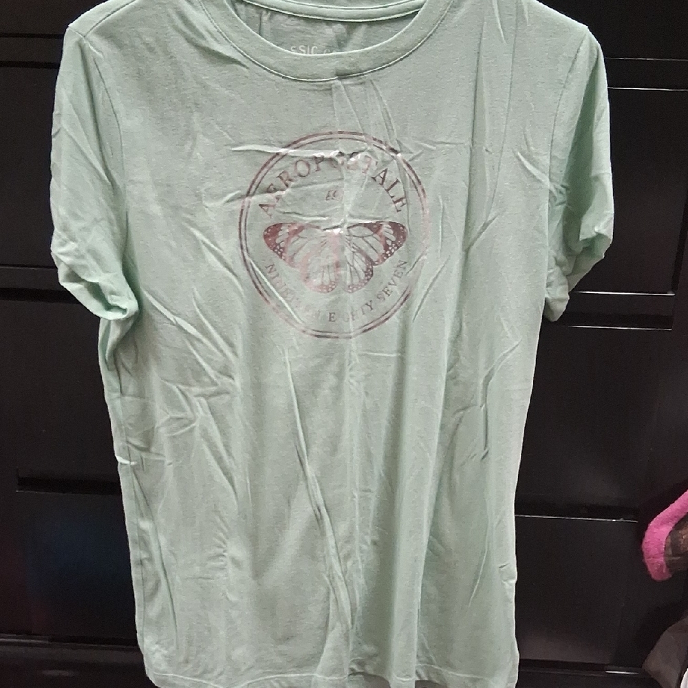 Aeropostale Mint Green Short Sleeve Tee